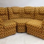 3-Pieces vintage sofa set