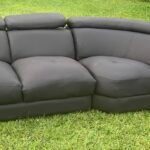 3-seater Leather Sofa Couch