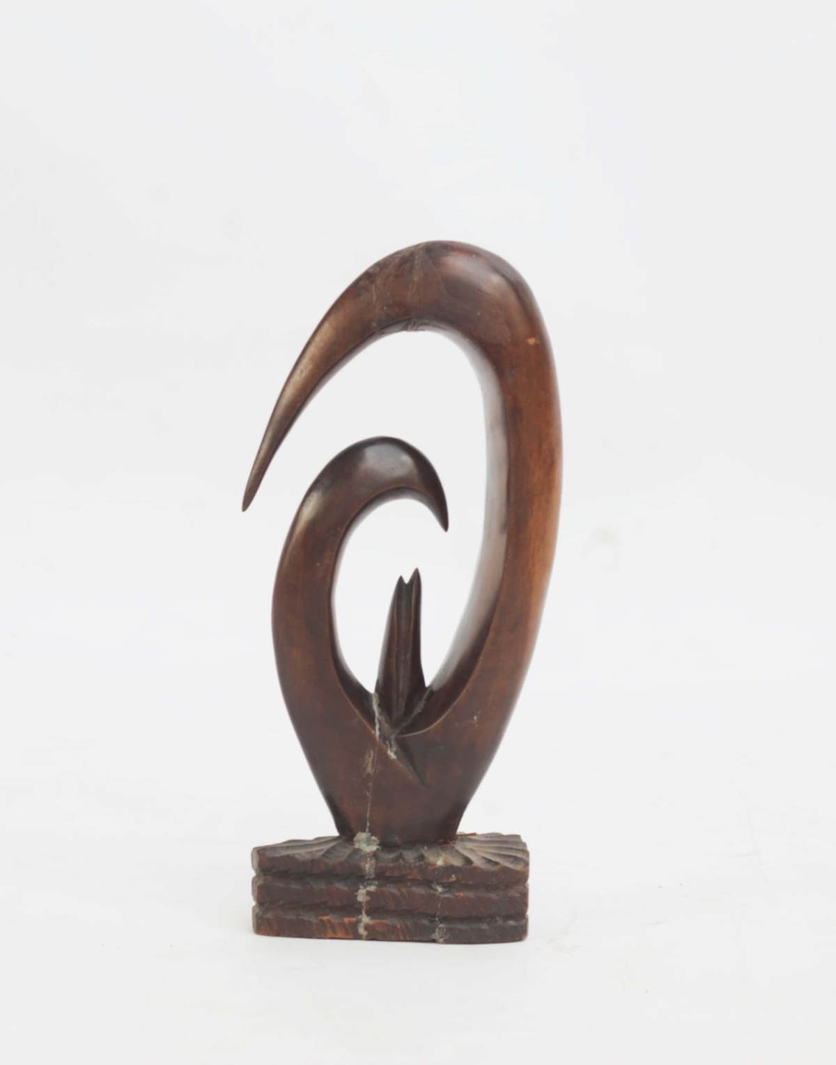 Abstract wooden sculpture Abstract wooden sculpture - Image 1