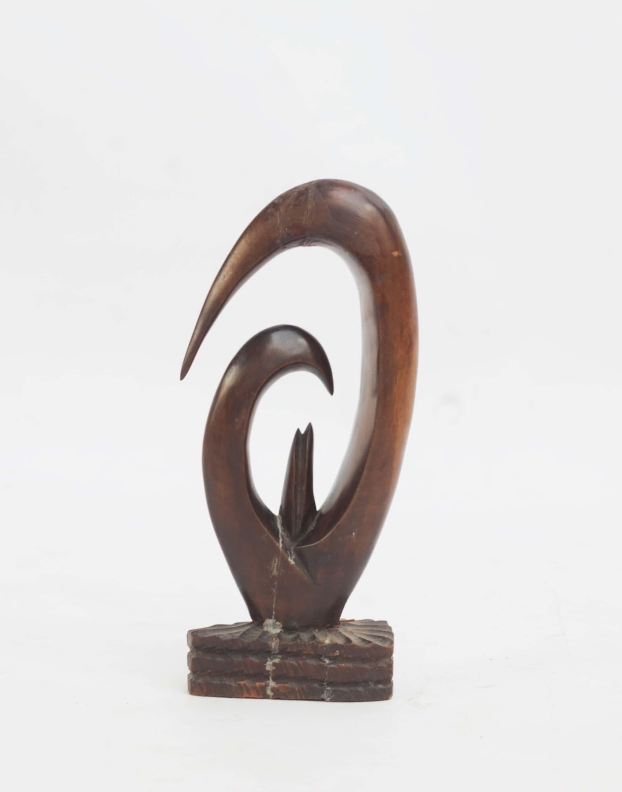 Abstract wooden sculpture Abstract wooden sculpture - Image 1
