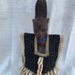 African Mask With Cowries