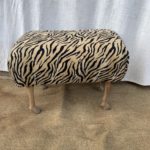 Animal Skin Ottoman