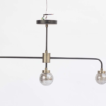 Antique Brass Glass Pendant