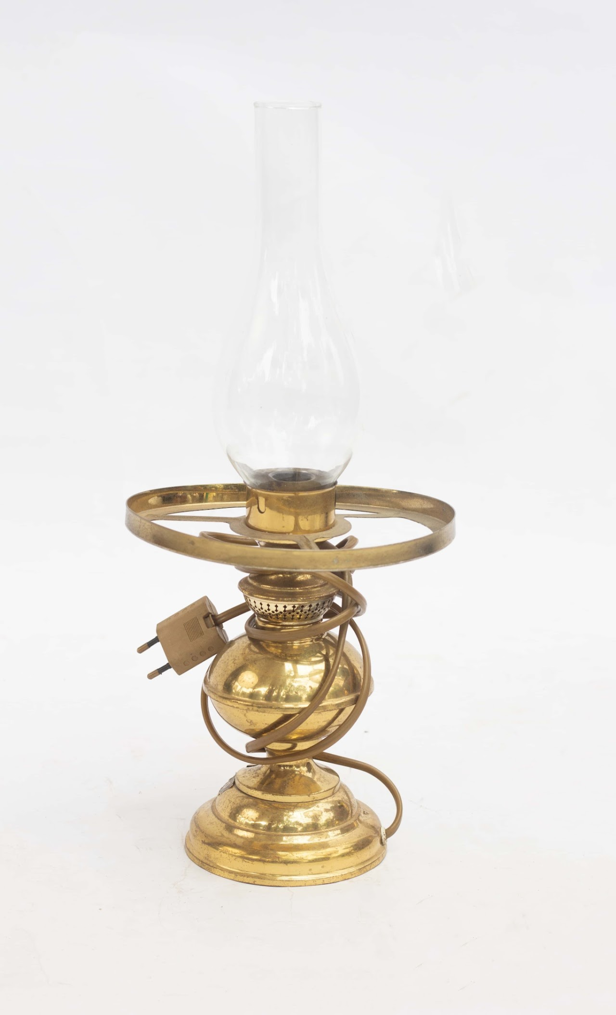 Antique Brass Table Lamp Antique Brass Table Lamp - Image 1