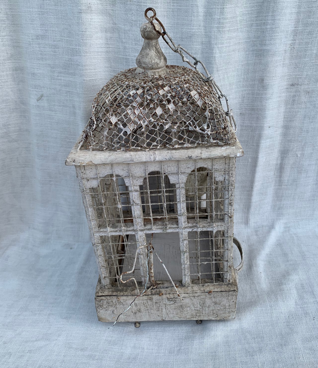 Antique Castle Bird cage Antique Castle Bird cage - Image 1