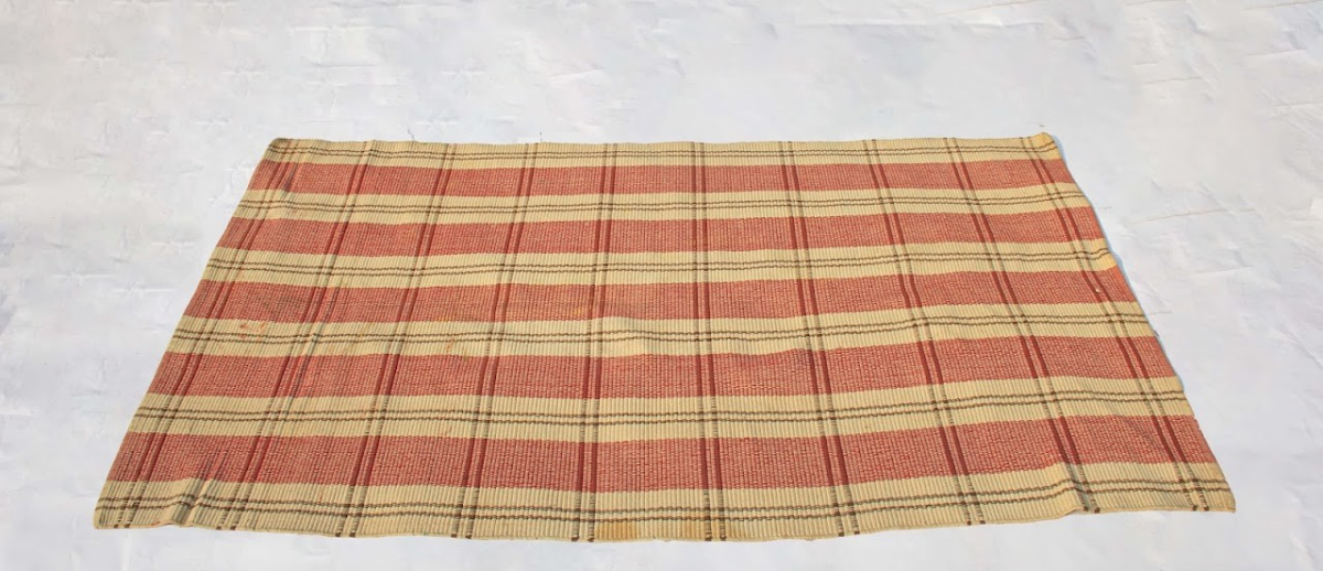 Antique Checkered Rug Antique Checkered Rug - Image 1