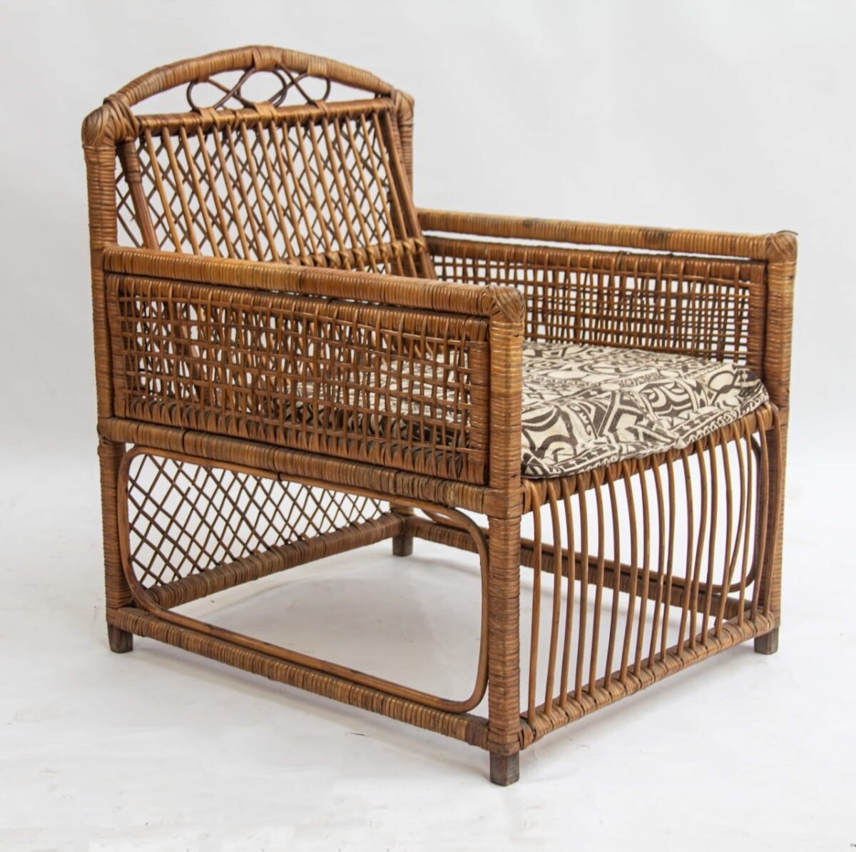Antique basket chair - Image 1