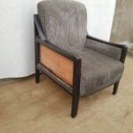 Arm Chair with Side Table