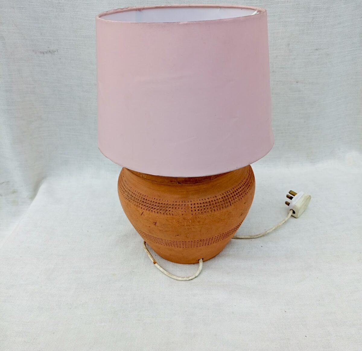 Artisan Terracotta Lamp - Image 2