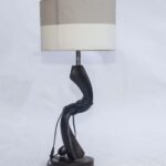 Artsy table lamp