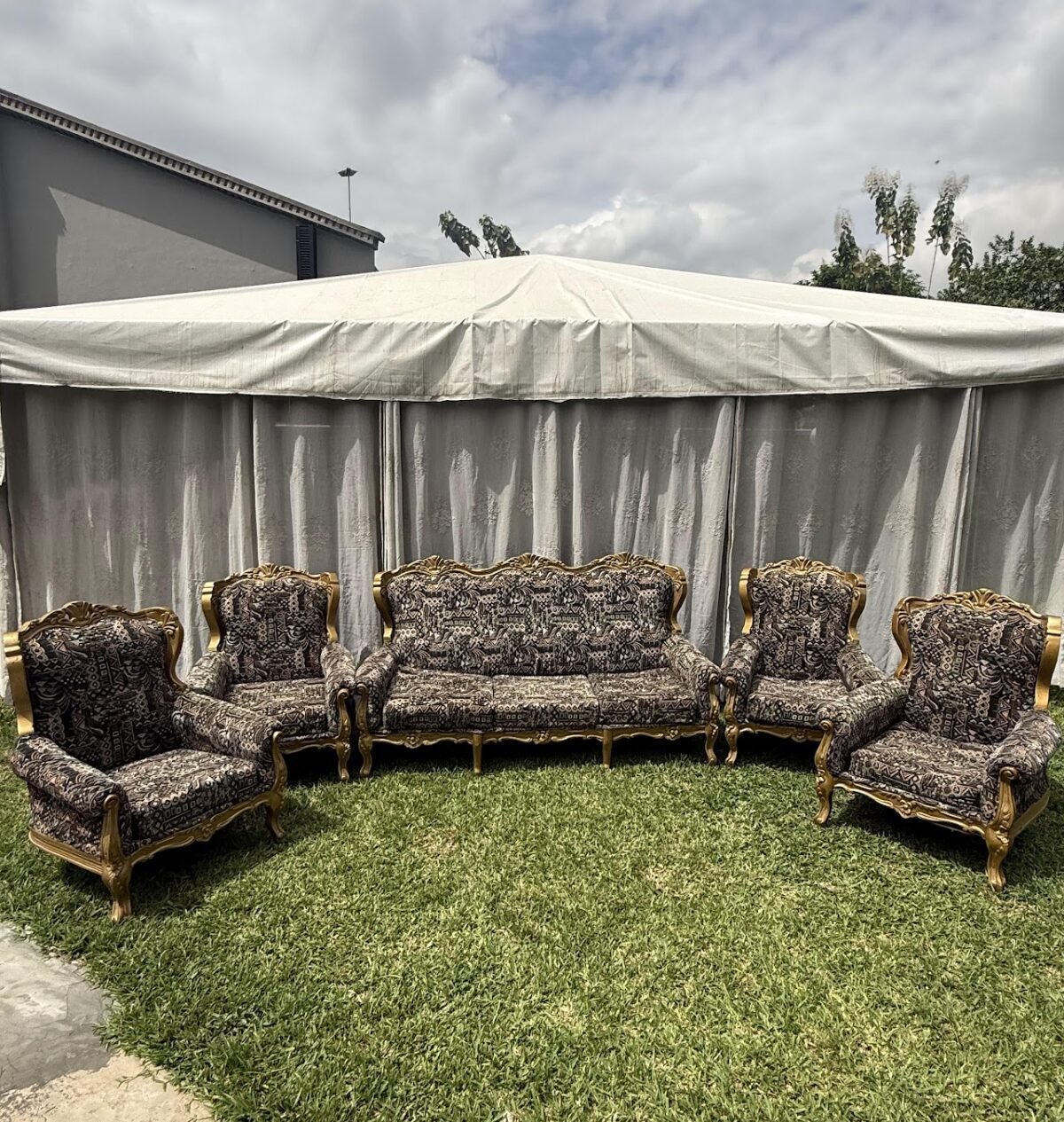 Baroque-style Floral Ornate Sofas Baroque-style Ornate Sofas sets - Image 1