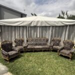 3-seater Baroque floral style Ornate Sofas