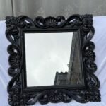 Baroque-style ornate wall mirror
