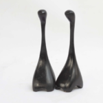 Black Wooden Sculpture