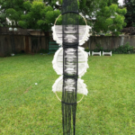 Black and White Knitted wall decor