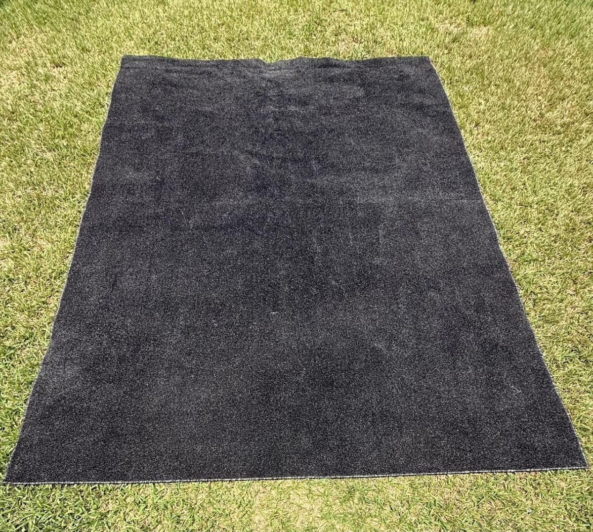 Black shaggy Area Rug Black Shaggy Area Rug - Image 1