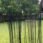 Black string curtain