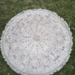 Boho Floral Round Area Rug