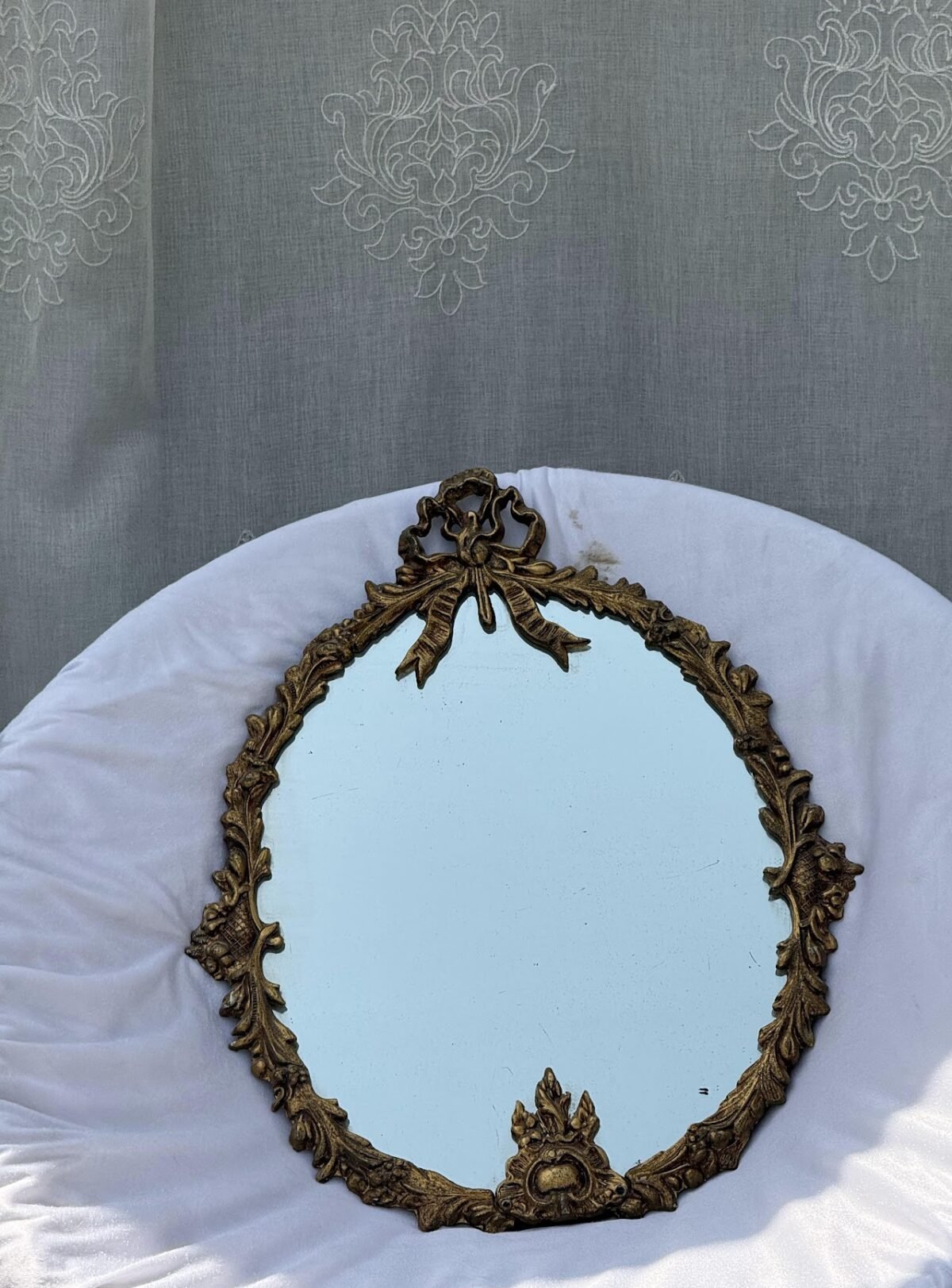 Bow Oval Mirror Bow Oval Mirror - Image 1