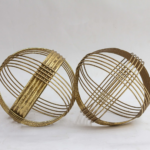 Brass home decor ball