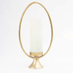 Brass vintage candle