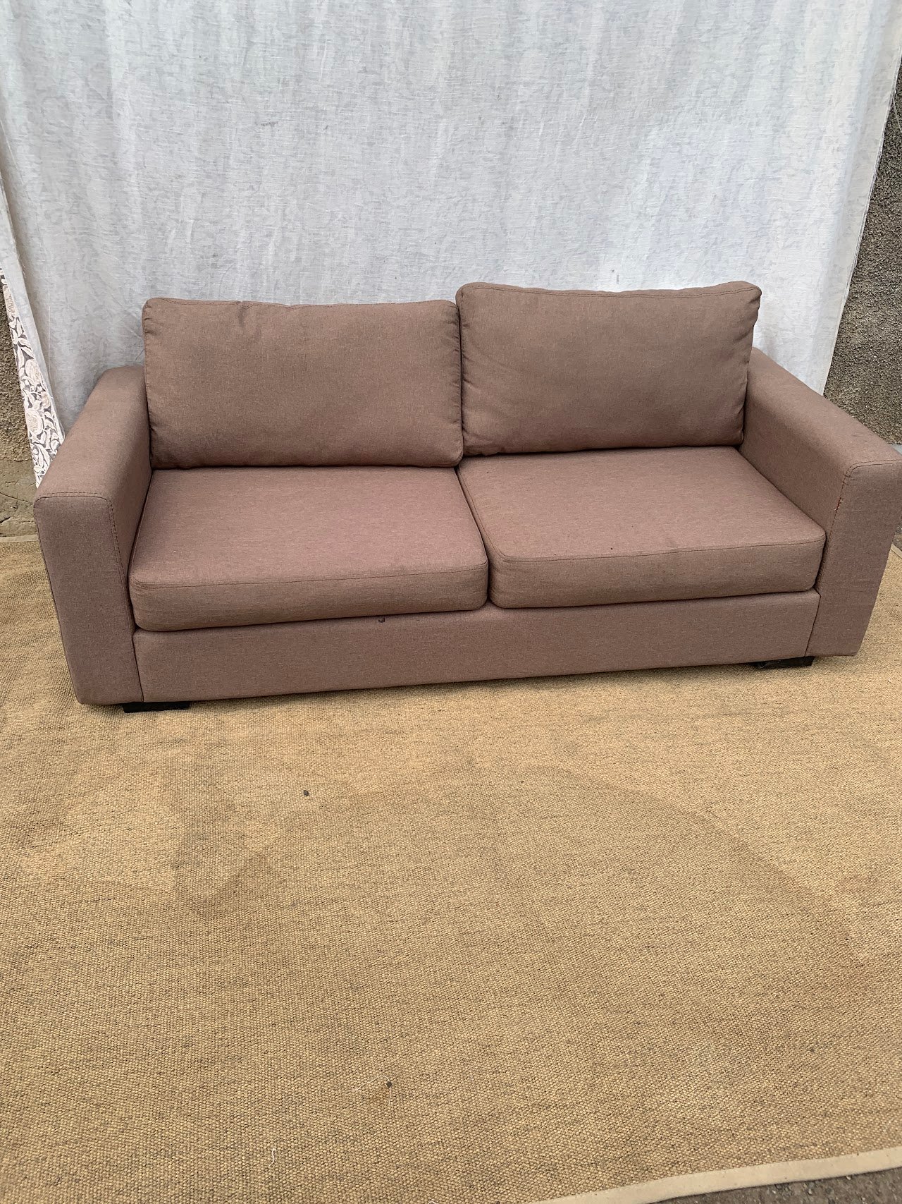 Brown Modern Sofa Brown Modern Sofa - Image 1