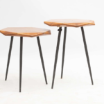 Brown side table