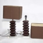 Brown table lamp