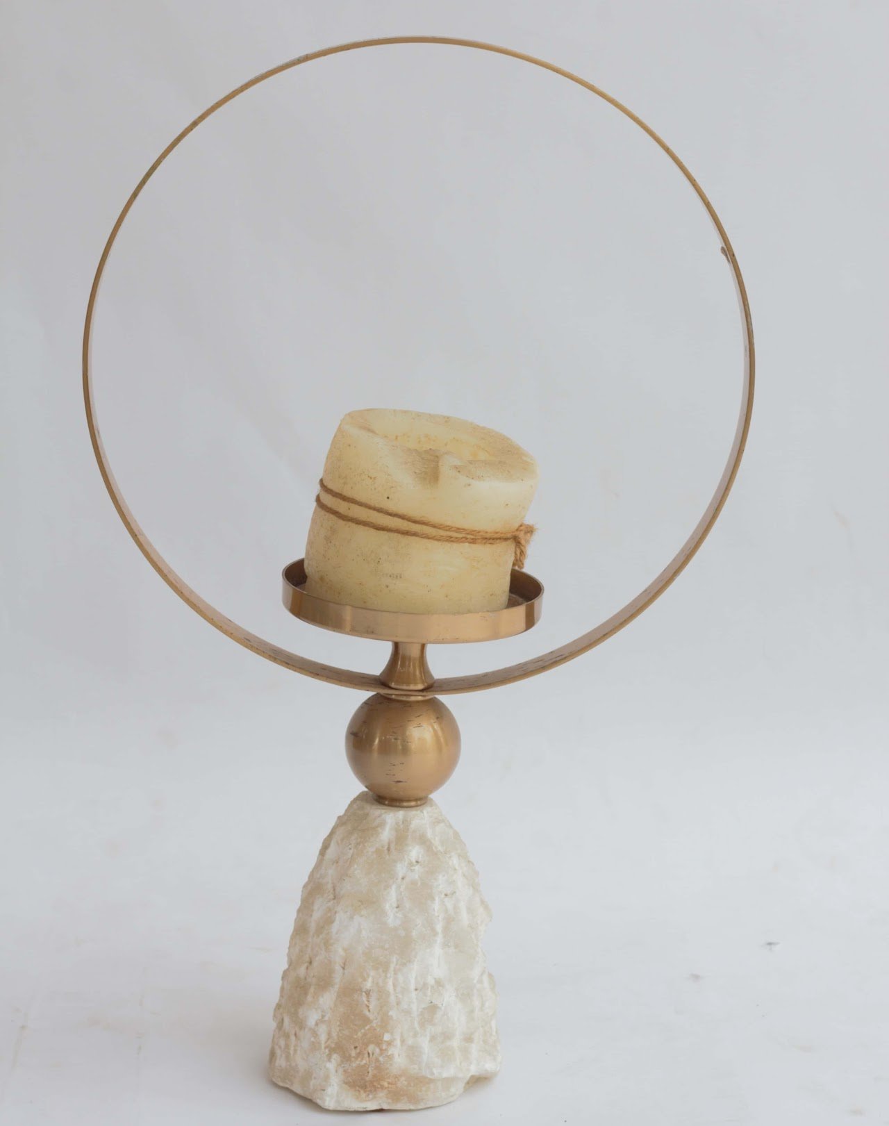 Candle stand with candle Candle stand with candle - Image 1
