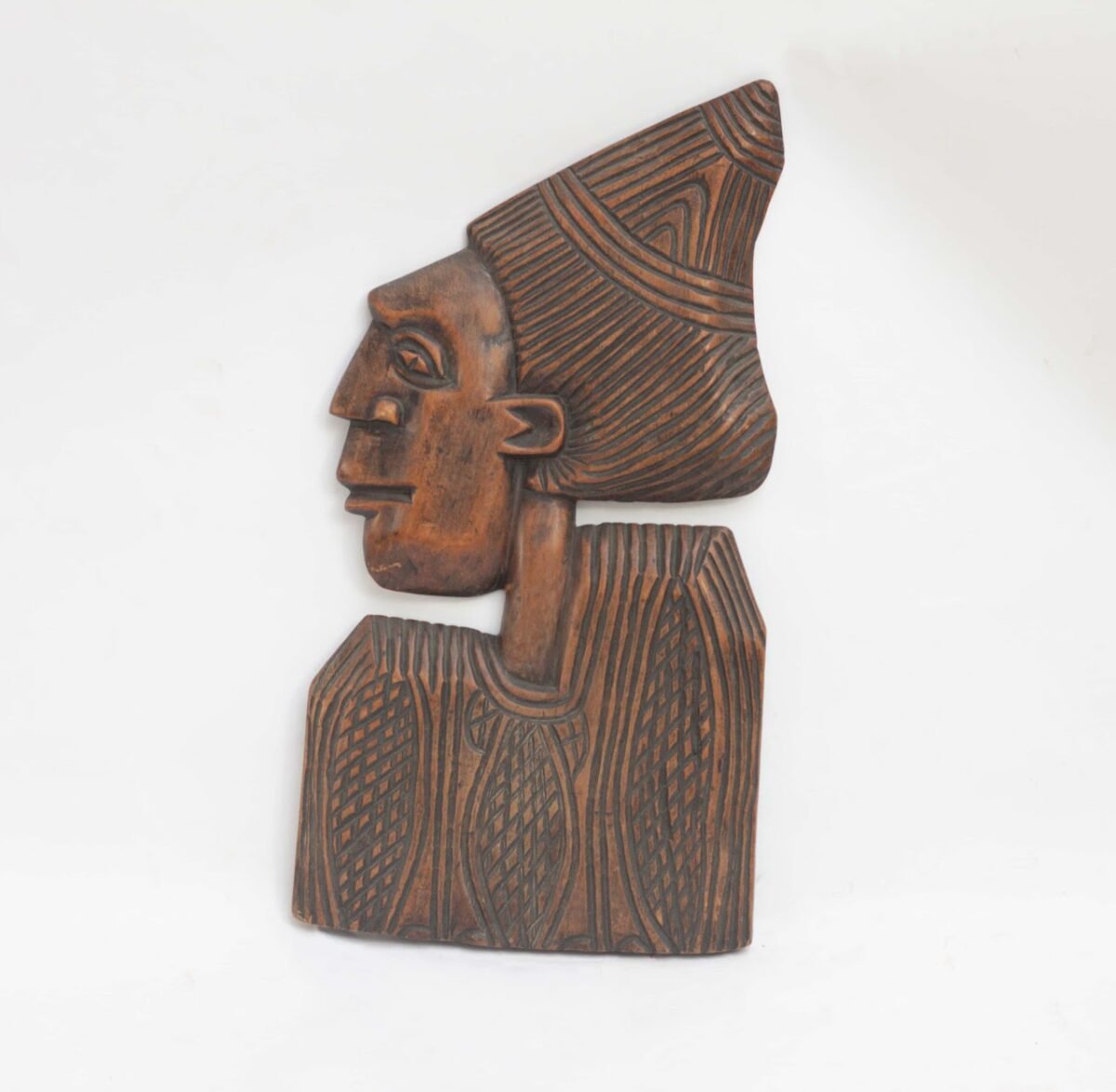 Carved Wall Sculpture - Image 1