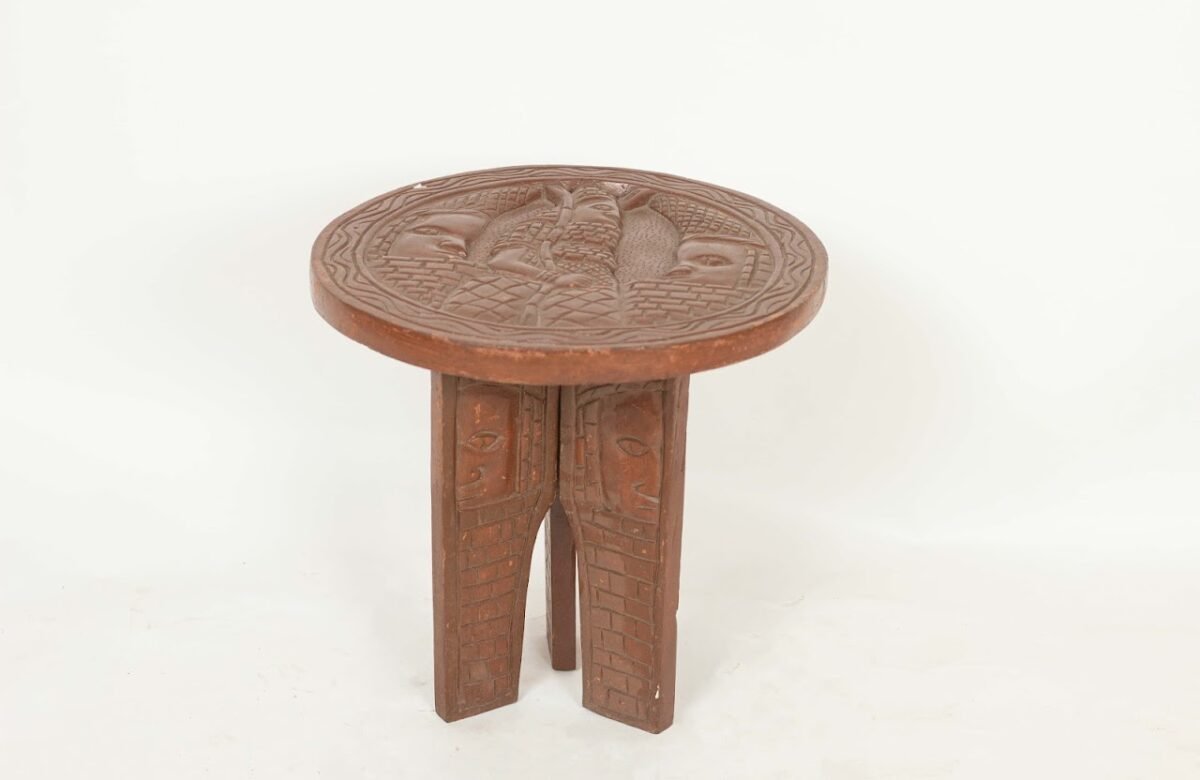 Carved wooden table Carved wooden table - Image 1