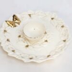 Ceramic Plate with Dip Bowl