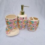 Ceramic bathroom set