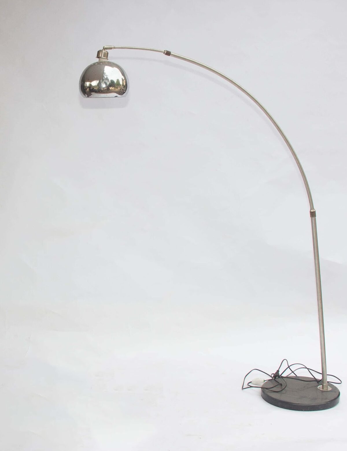 Chrome Globe Floor Lamp - Image 1