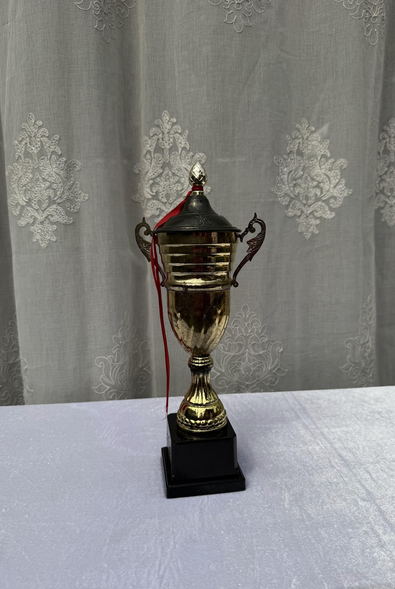 Classic Gold Trophy With Lid Classic Gold Trophy With Lid - Image 1