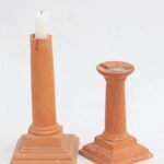 Clay Candle Holder Set