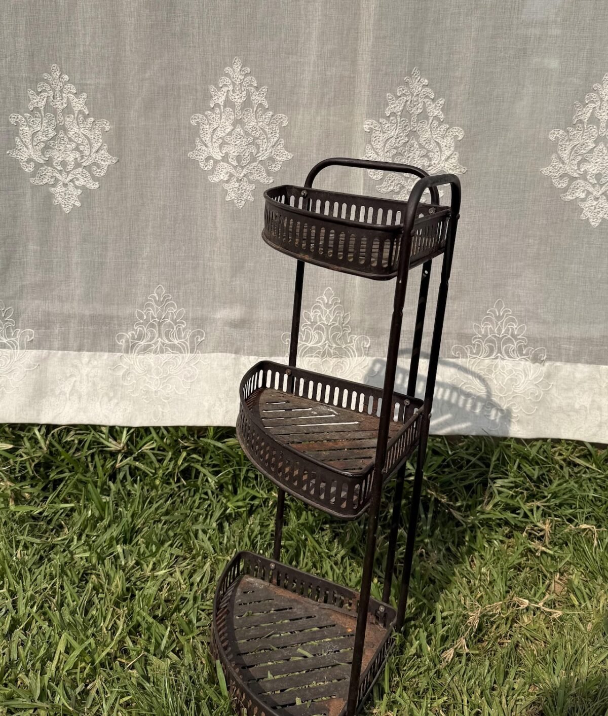 Corner Cellar Bar Cart - Image 1
