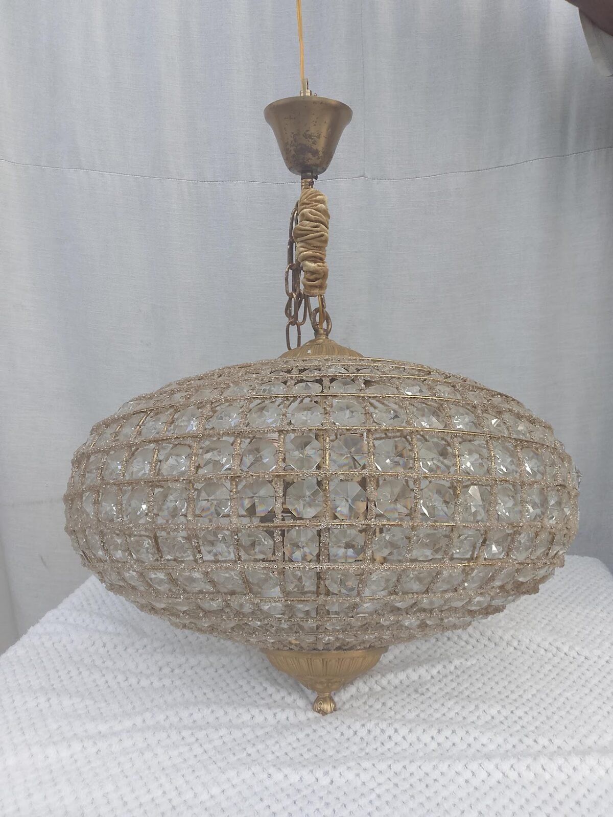 Crystal Globe Chandelier Crystal Globe Chandelier - Image 1