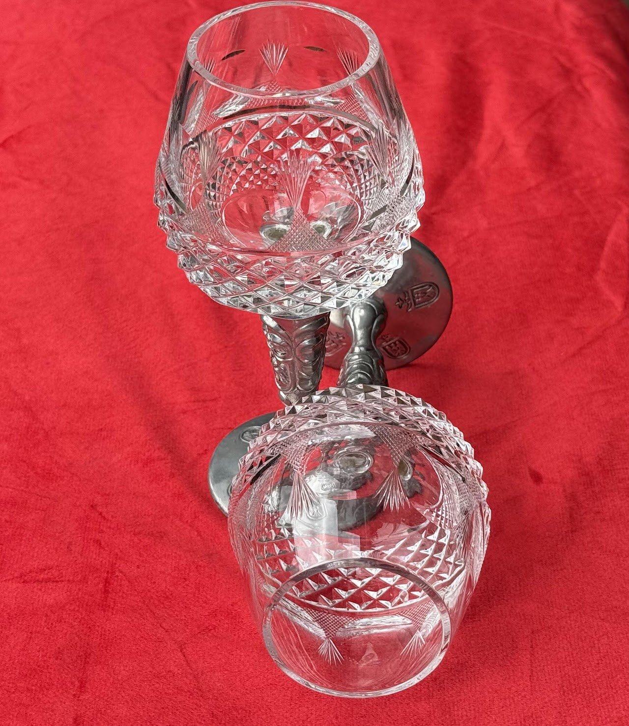 Crystal Wine Goblet 2 Crystal Wine Goblet - Image 1