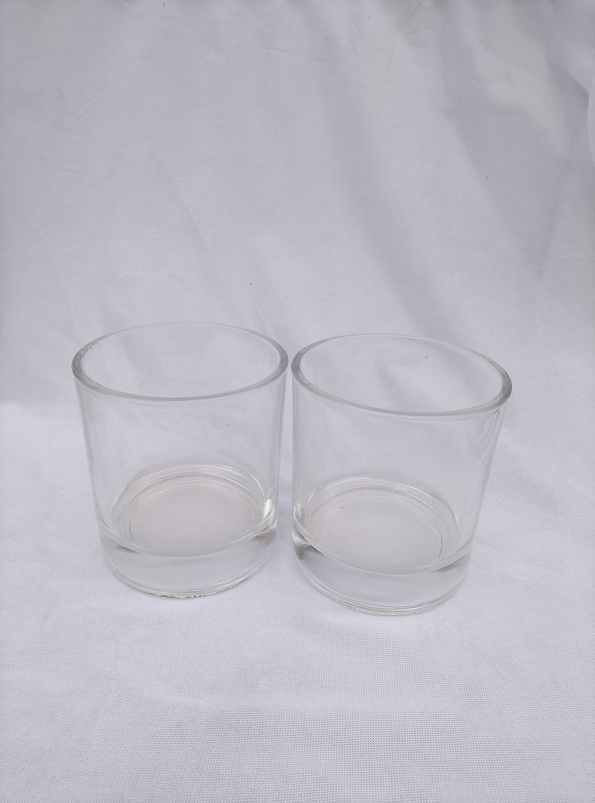 Cylindrical Glass Votive Holders - Image 1
