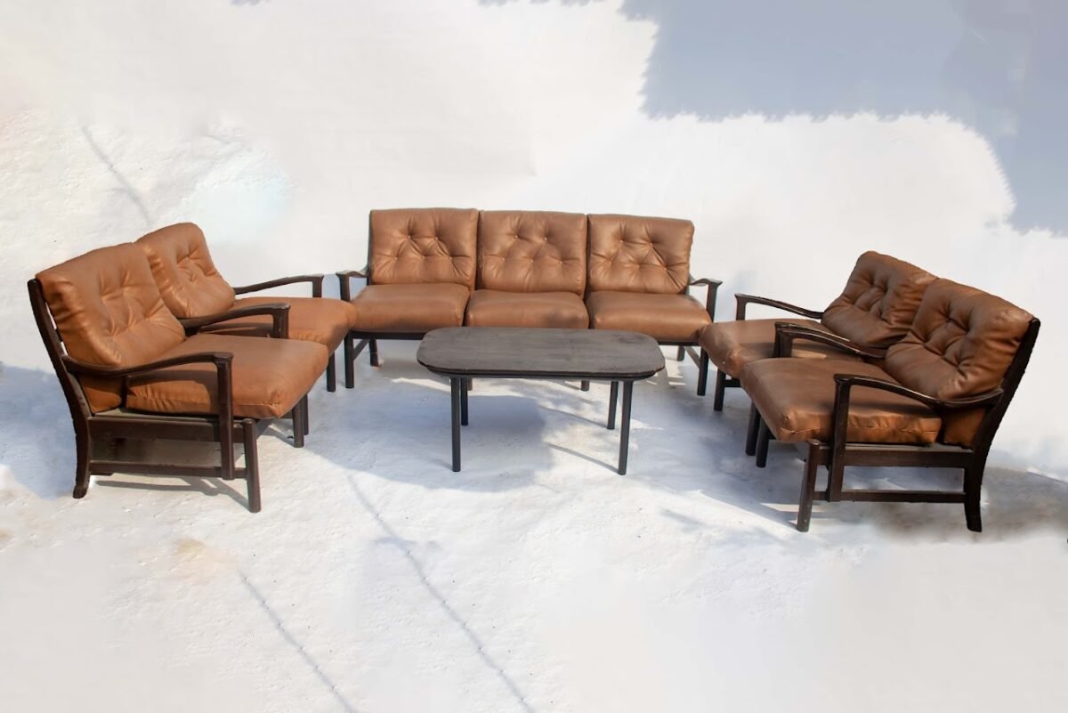 Danish leather chair Danish Leather Chair Set - Image 1