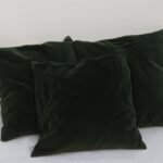 Dark Green throw pillow