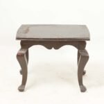 Dark brown side table