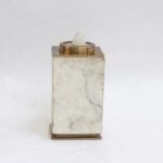 Decorative marble canisters