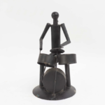Drummer Metal Sculpture