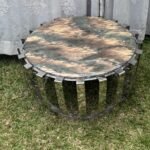 Faux Marble Coffee Table