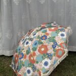 Floral Fringe Beach Umbrella