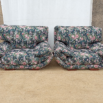 Floral accent sofa