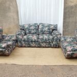 Flowery sofa set