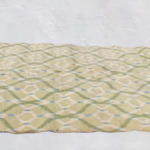 Geometric patterned rug